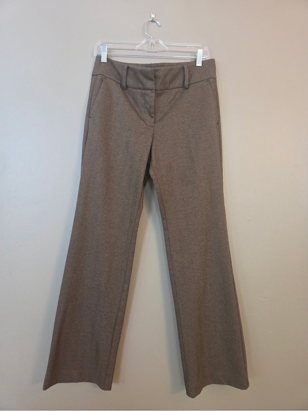 Women's Ann Taylor Brown Tailored Dress Pants